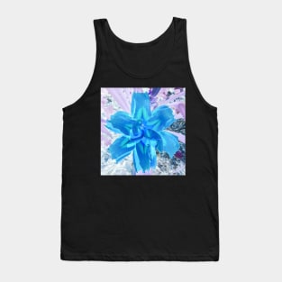 Orange Lily Filtered Square Photographic Image Tank Top